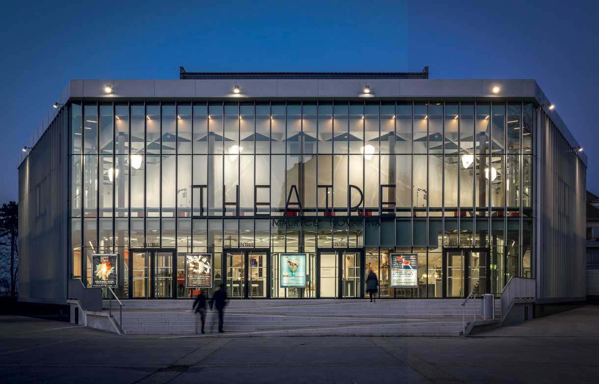 facade du théâtre maurice novarina